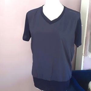 BROOKS Navy Blue Running Shirt Size L